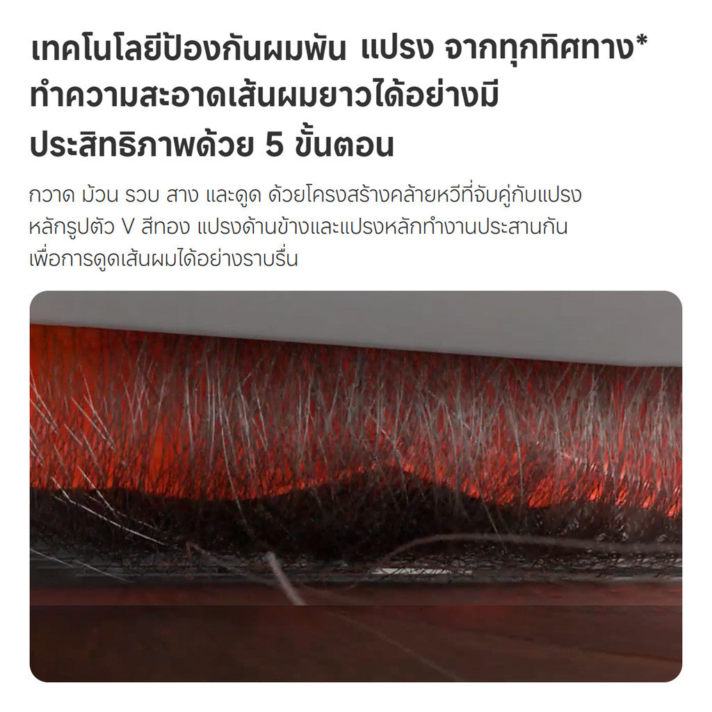 Xiaomi Robot Vacuum H40 10000Pa ระบบนำทาง ด้วยเลเซอร์ LDS 5200mAh เซ็นเซอร์หลายตัว การควบคุมอัจฉริยะ