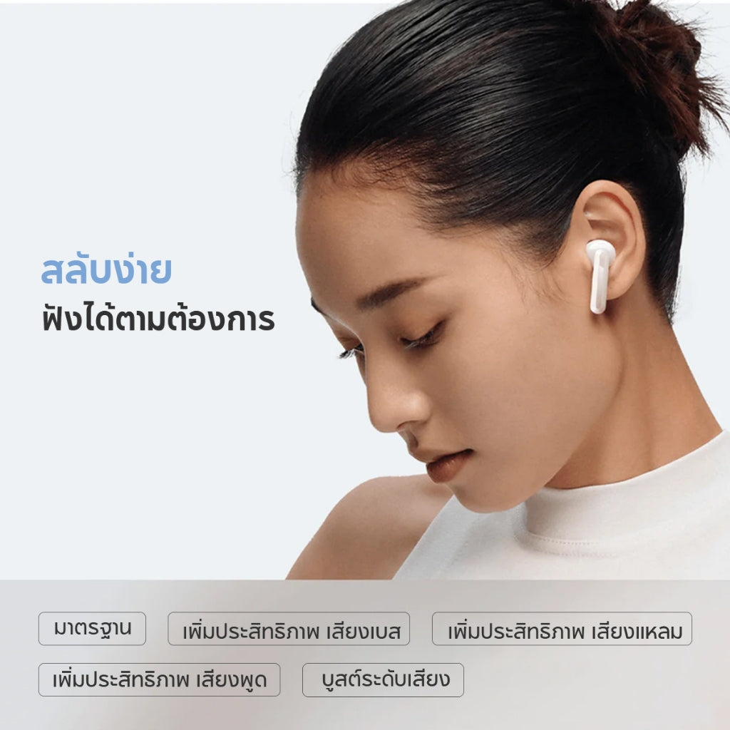 Xiaomi Redmi Buds 6 Active Wireless Bluetooth Earphone หูฟังบลูทูธไร้สาย ตัดเสียงรบกวนล้ำลึก เวลาเล่นสูงสุด 30h