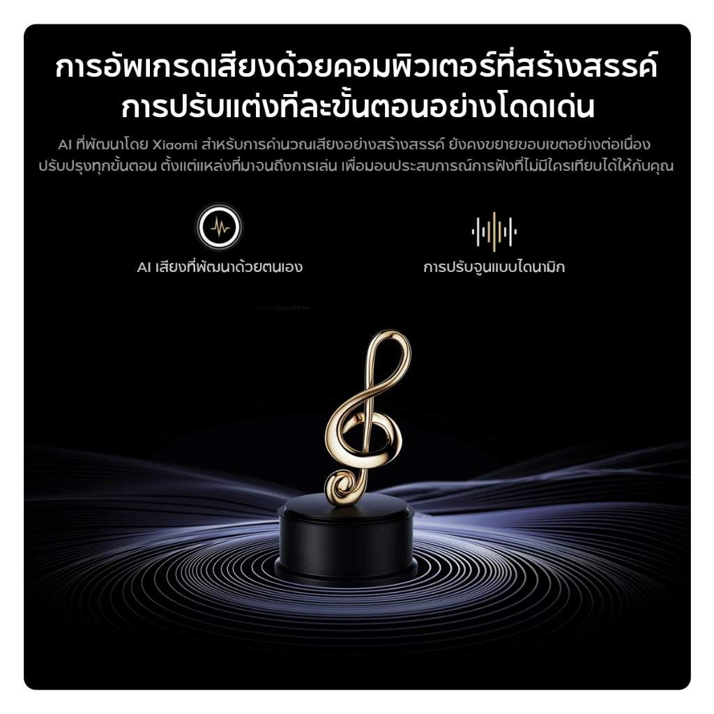 Xiaomi Bluetooth Speaker ลำโพงบลูทูธ เอาต์พุตรอบทิศทาง 360 ° IP67 กันน้ำและกันฝุ่น เอฟเฟกต์ RGB สีสันสดใส