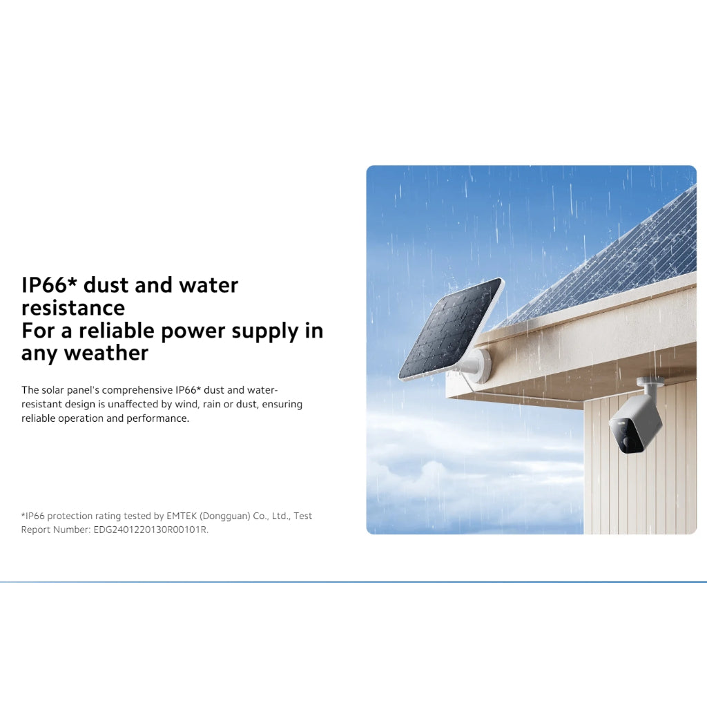 Xiaomi Outdoor Camera BW300/BW500 เครื่องประดับ แผงชาร์จพลังงานแสงอาทิตย์ สถานีฐาน
