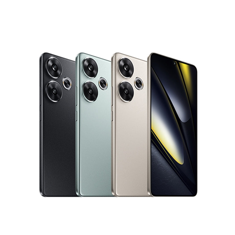 POCO F6 8GB+256GB/12GB+512GB | เทอร์โบชาร์จ 90W | หน้าจอ CrystalRes 120Hz Flow AMOLED | Snapdragon® 8s Gen 3 ระดับเรือธง