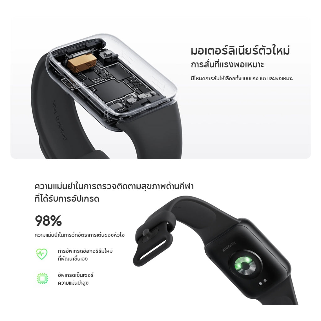 Xiaomi Mi Band 9 Pro จอแสดงผล 1.74" AMOLED 60Hz 1200nits การจัดการสุขภาพหลายมิต Smart Band 9 Pro แบตอึด21วัน